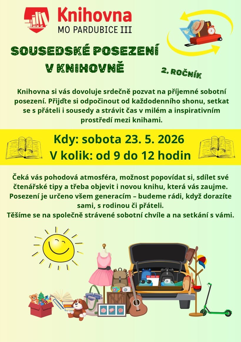 Sousedské posezení v knihovně