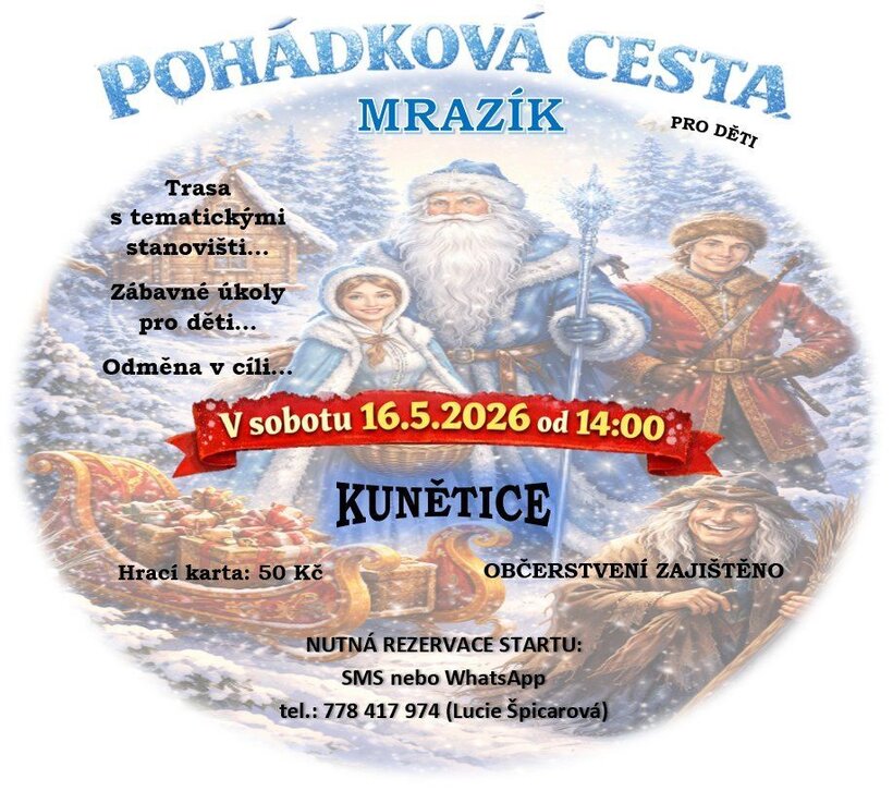 Pohádková stezka pro děti - Mrazík