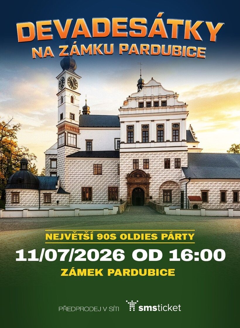 Devadesátky na zámku Pardubice