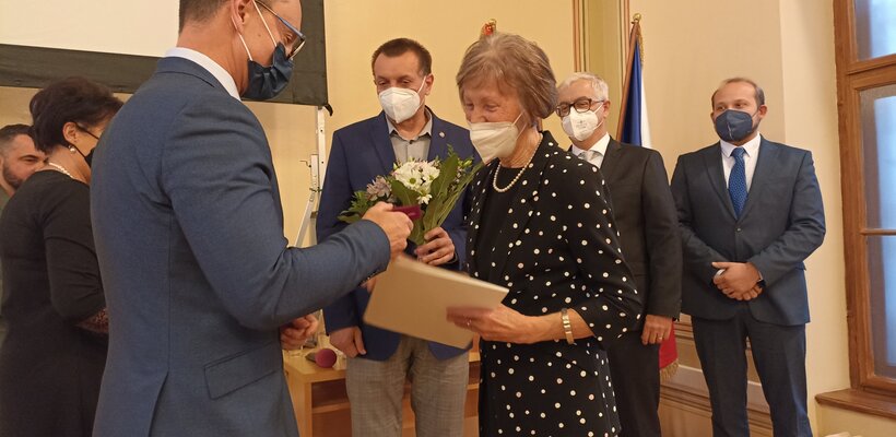 Na radnici se předávaly medaile města a čestné občanství