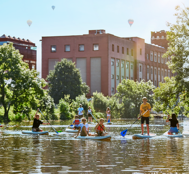 Water Activities in Na Špici Park – SUP