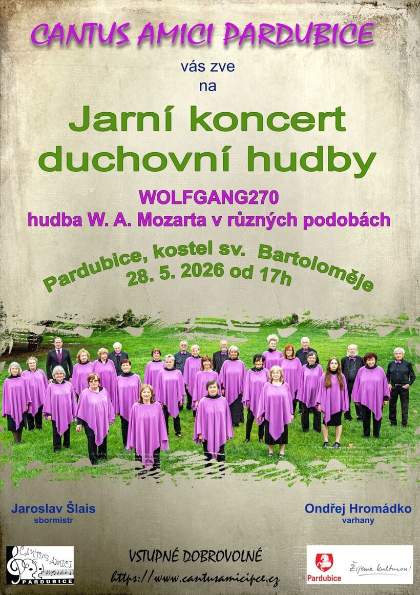 Jarní koncert pěveckého sboru Cantus Amici