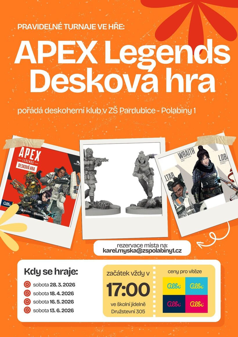 Turnaje ve hře: Apex Legends - desková hra