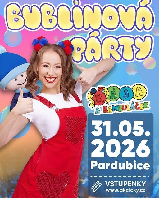 Kája a Bambuláček - Bublinová párty 2026