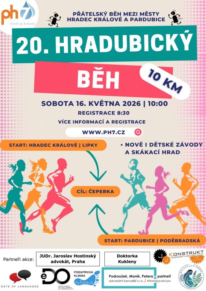 20. Hradubický běh (start Pardubice)