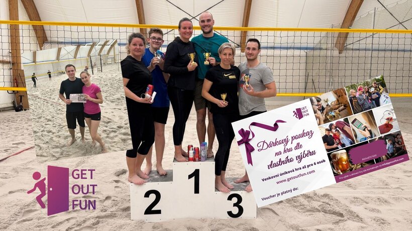 Beachvolejbalový turnaj mixy - Mírně Pokročilý/Začátečníci s Get Out Fun