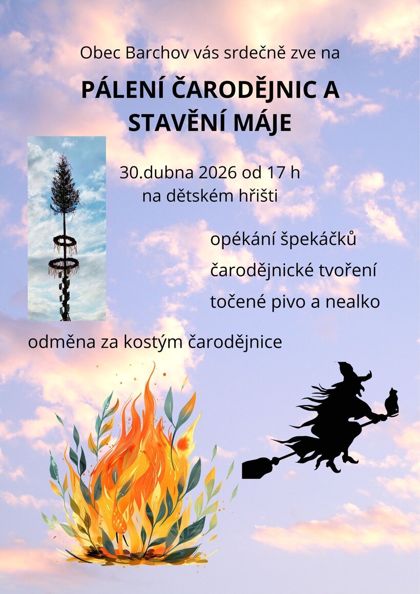 Pálení čarodějnic a stavění máje