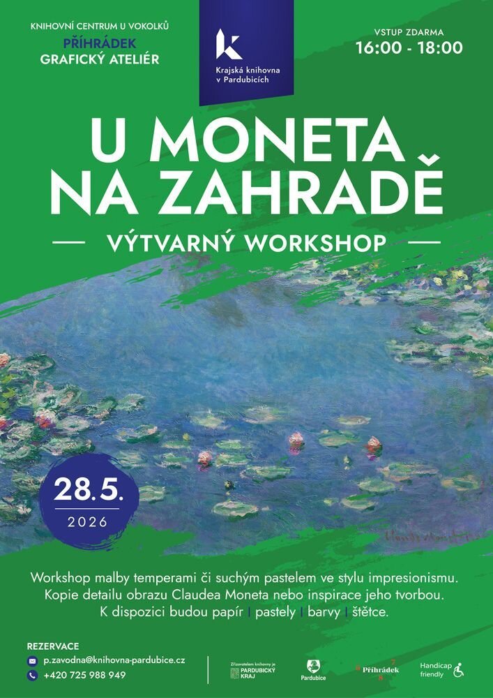 Výtvarný workshop U Moneta na zahradě