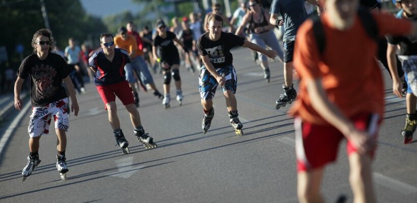 Chystejte kolečka, Pardubice na bruslích volají