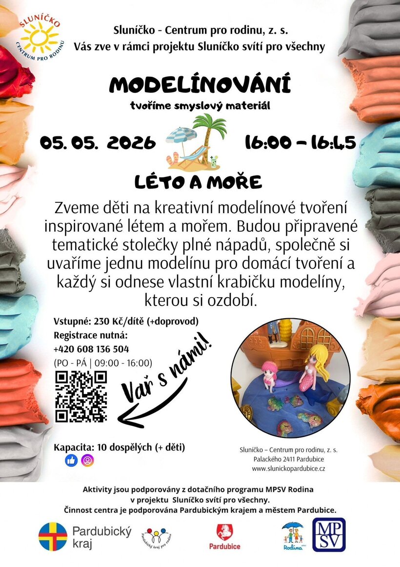 Modelínování - Léto a moře