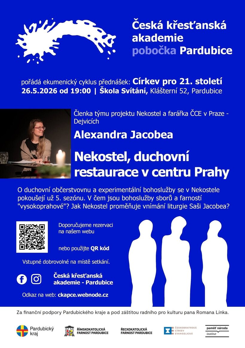 Alexandra Jacobea: "Nekostel, duchovní restaurace v centru Prahy"