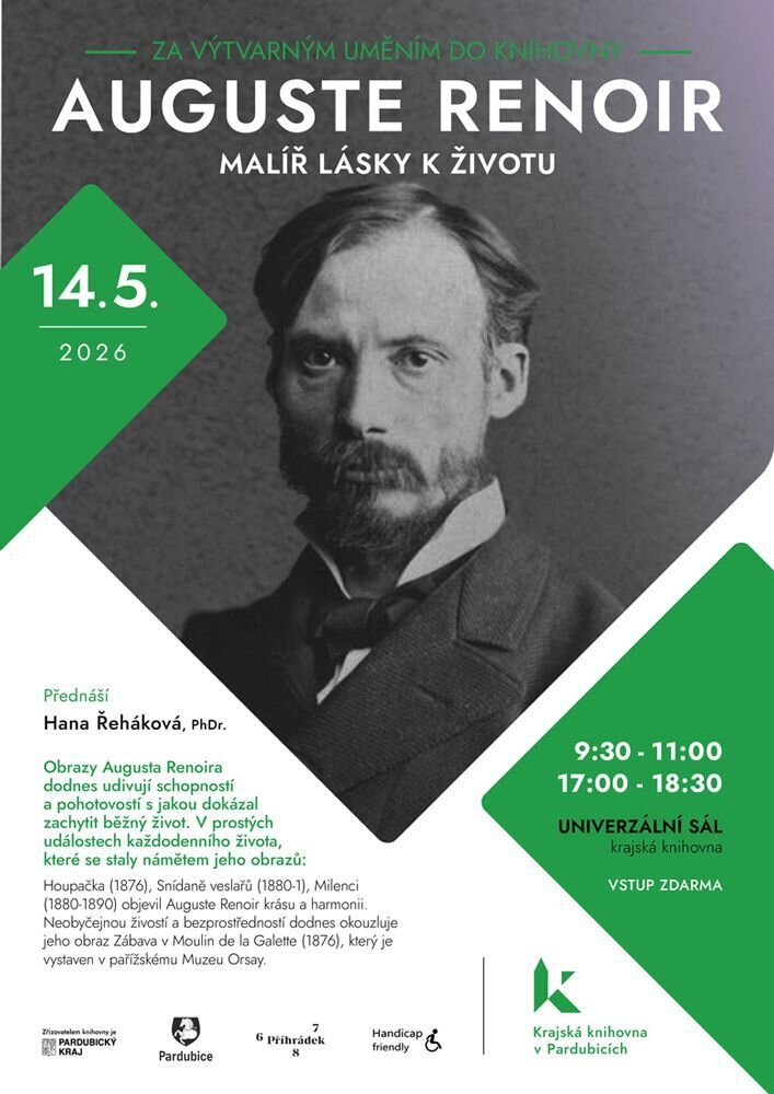 Za výtvarným uměním do knihovny | Auguste Renoir