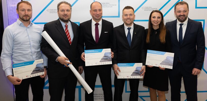 Parkovací dům arena parking zabodoval jako jediná oceněná stavba z Pardubického kraje