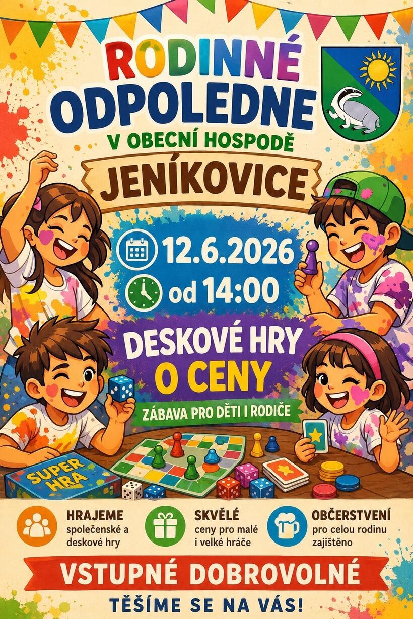 Rodinné odpoledne - deskové hry