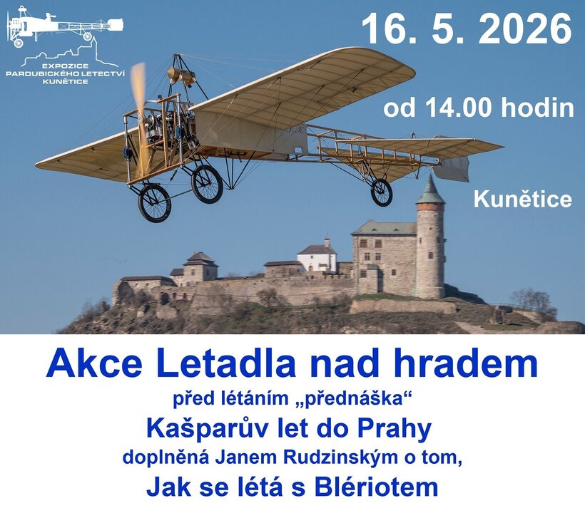 Den otevřených dveří Expozice pardubického letectví - Letadla nad hradem