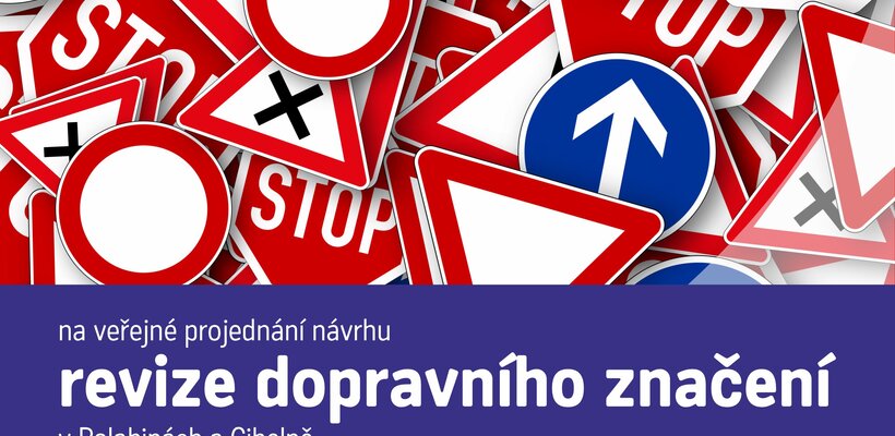 Pozvánka na veřejné projednání návrhu revize dopravního značení v Polabinách a Cihelně - 20. 4. 2026