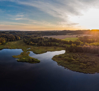 Sand Lakes Around Pardubice