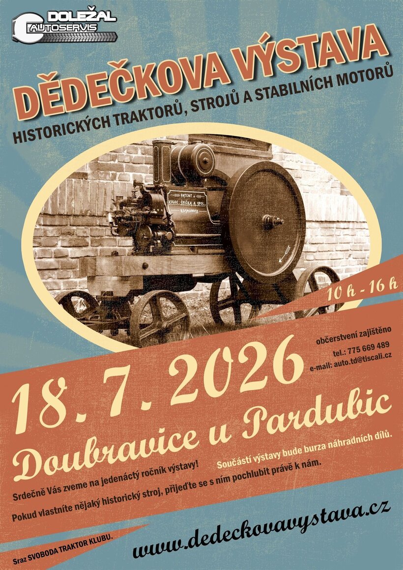 Dědečkova výstava historických strojů - 11. ročník