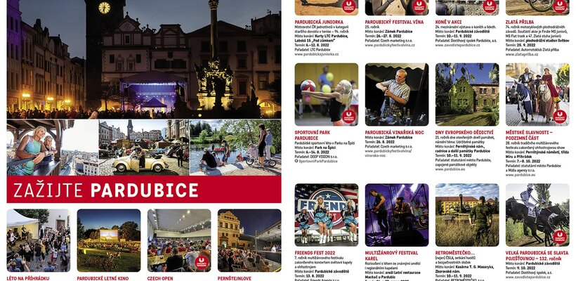 Nejlepší akce v létě najdete v Pardubicích