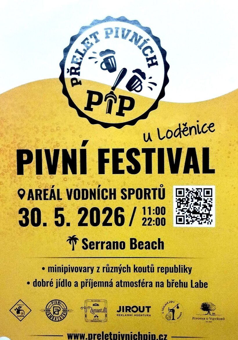 Přelet pivních píp - festival malých pivovarů v Pardubicích 2026