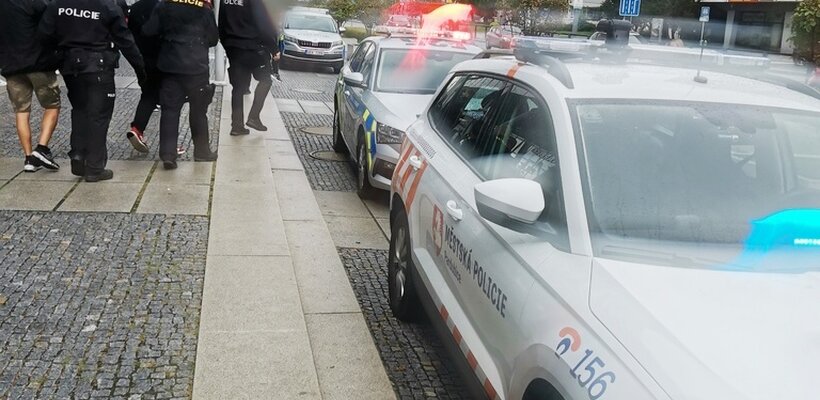 Okradli spícího muže na lavičce o telefon, za dvě hodiny byli v poutech; Pes bez vodítka a auto jedoucí po chodníku. Kombinace, která skončila neštěstím