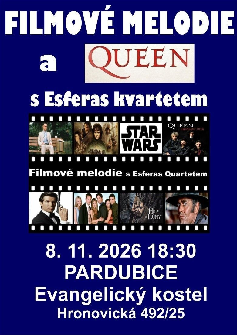 Filmové melodie a Queen 2 s Esferas Kvartetem