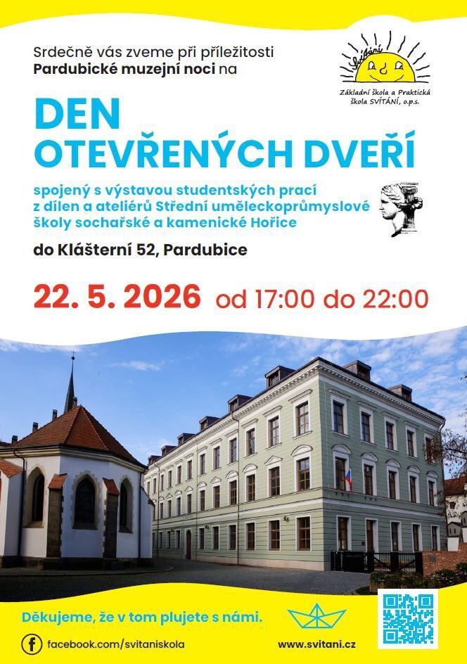 Den otevřených dveří a výstava studentských prací SUPŠ sochařské a kamenické Hořice