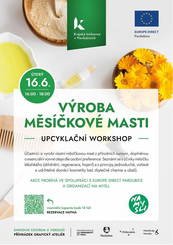Upcyklační workshop - Výroba měsíčkové masti
