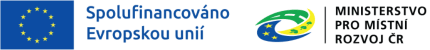 Logo spolufinancováno Evropskou unii a ministerstvo pro místní rozvoj ČR