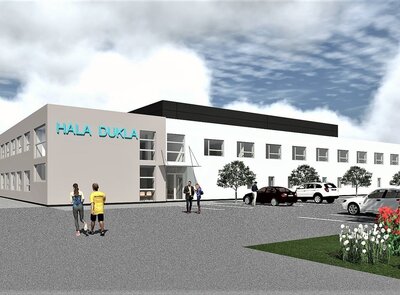 Proměna Dukly sportovní pokračuje. Basketbalová hala nabídne dvojnásobný prostor pro mládež