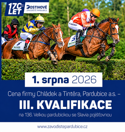 III. kvalifikace na 136. Velkou pardubickou se Slavia pojišťovnou