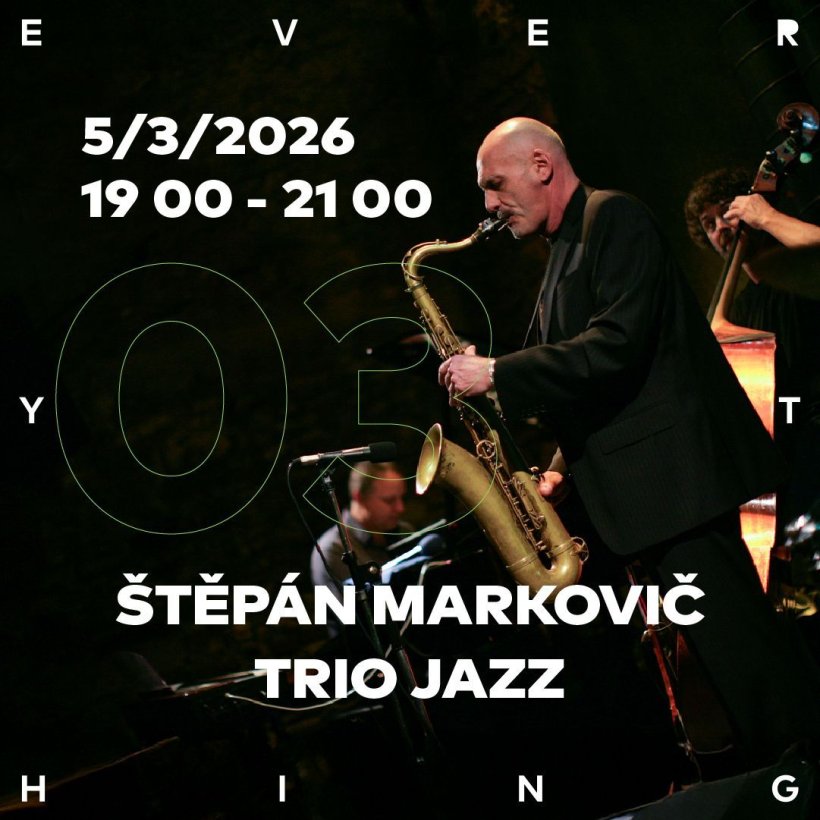 Jazzový koncert - Štěpán Markovič trio