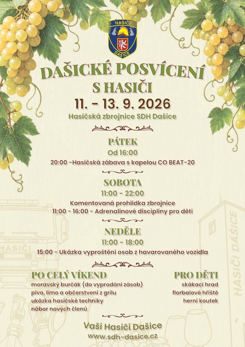 Dašické posvícení s hasiči