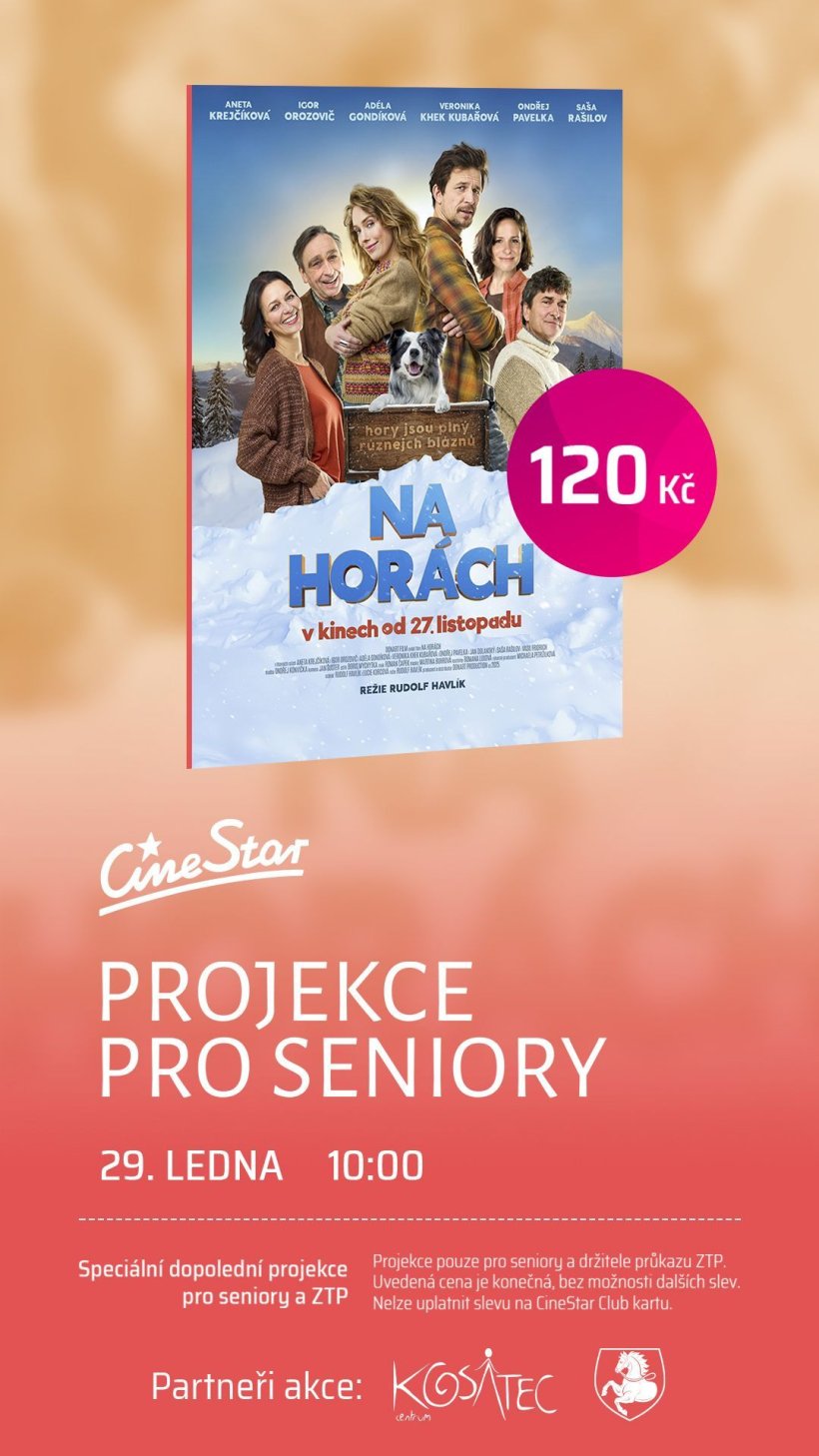 Projekce pro seniory - Na horách