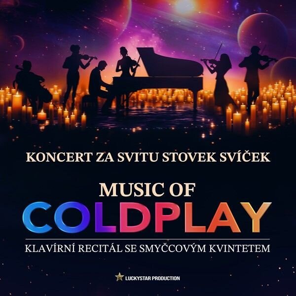 Music of Coldplay - Klavírní recitál se smyčcovým kvintetem