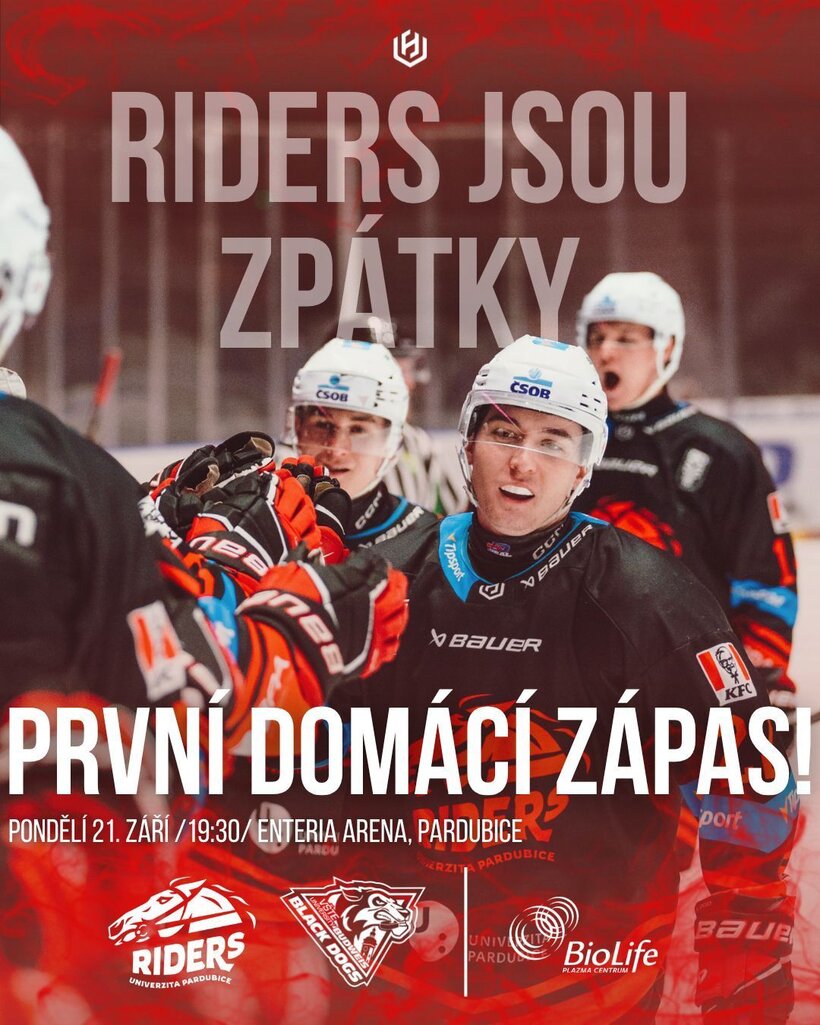 Riders Univerzita Pardubice vs. Black Dogs Budweis