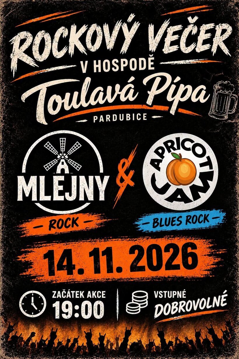 Rockový večer: Mlejny & Apricot Jam