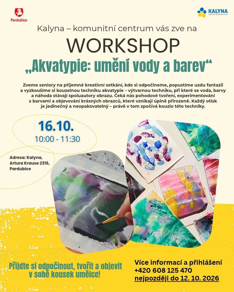 Workshop „Akvatypie: umění vody a barev“