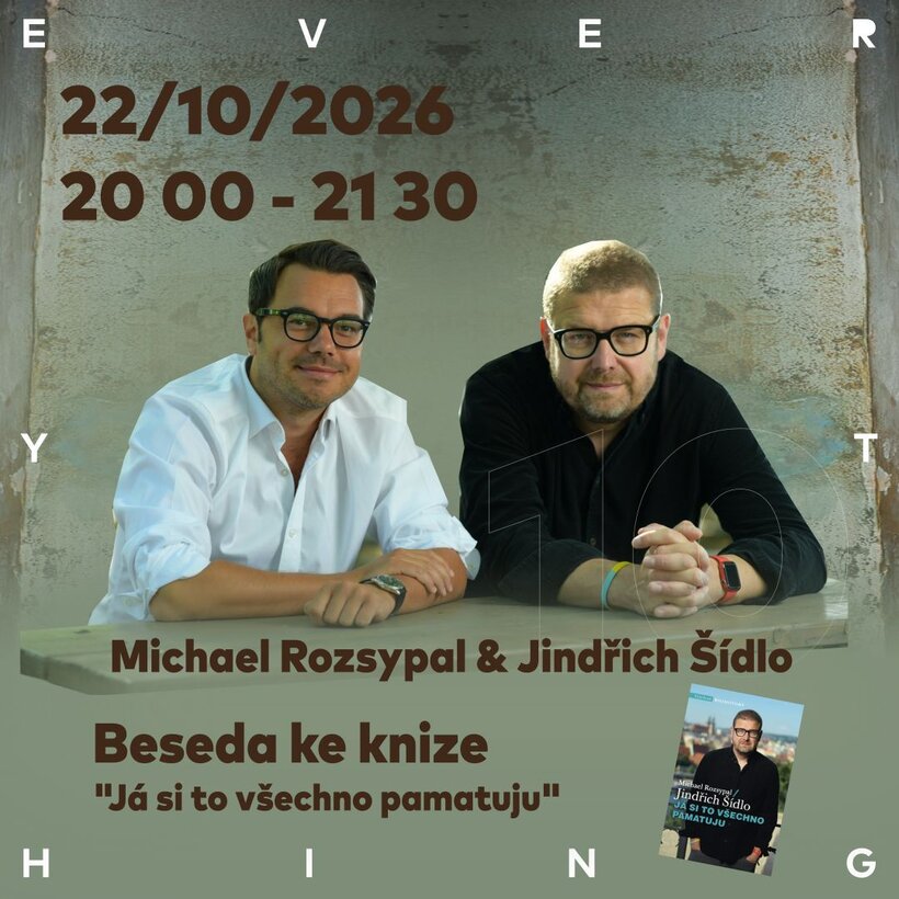 Večer s hostem: Jindřich Šídlo & Michael Rozsypal