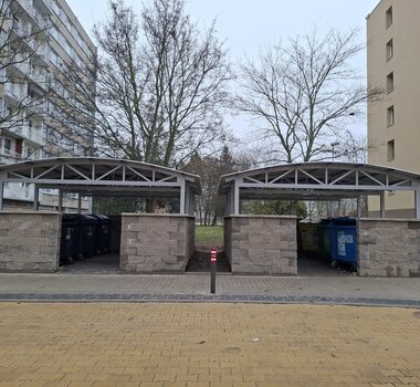 Oprava 2 kontejnerových stání v ul. Bartoňova vedle čp. 839, Pardubice