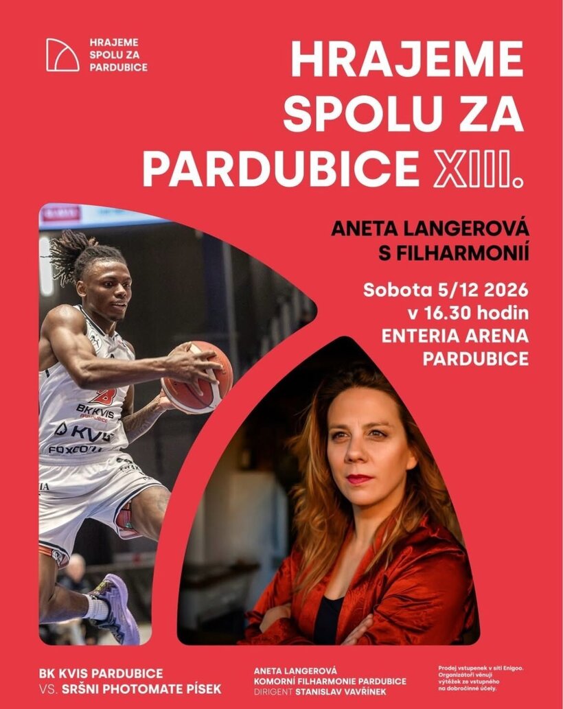 Hrajeme spolu za Pardubice XIII. - Aneta Langerová s Komorní filharmonií Pardubice