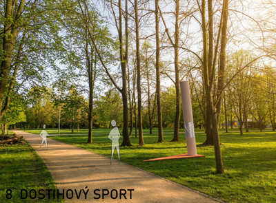 V parku Na Špici vznikne naučná stezka Po stopách pardubického sportu