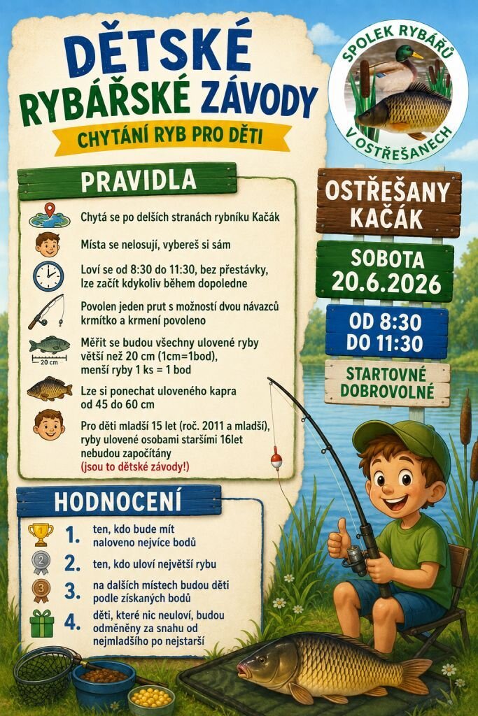 Dětské rybářské závody