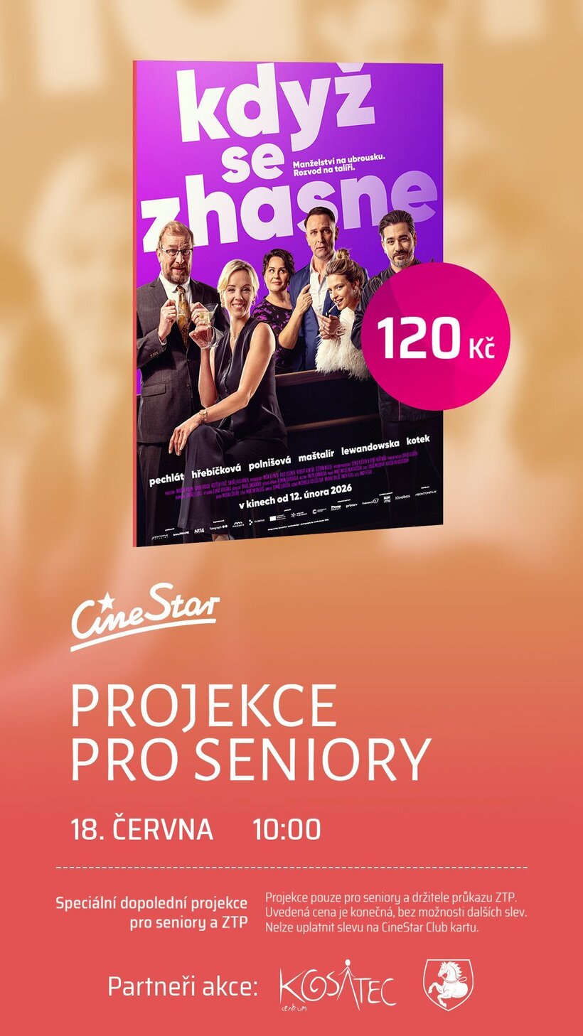 Projekce pro seniory - Když se zhasne