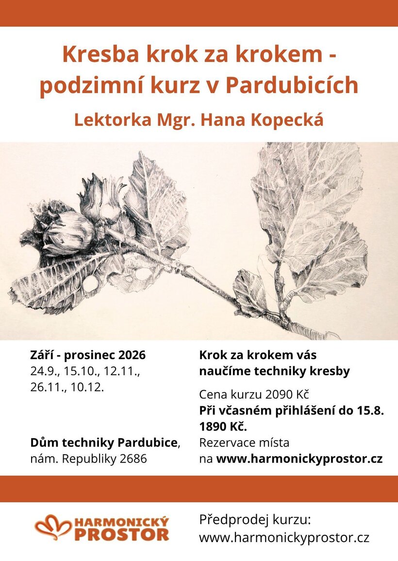 Kresba krok za krokem - podzimní kurz 2026
