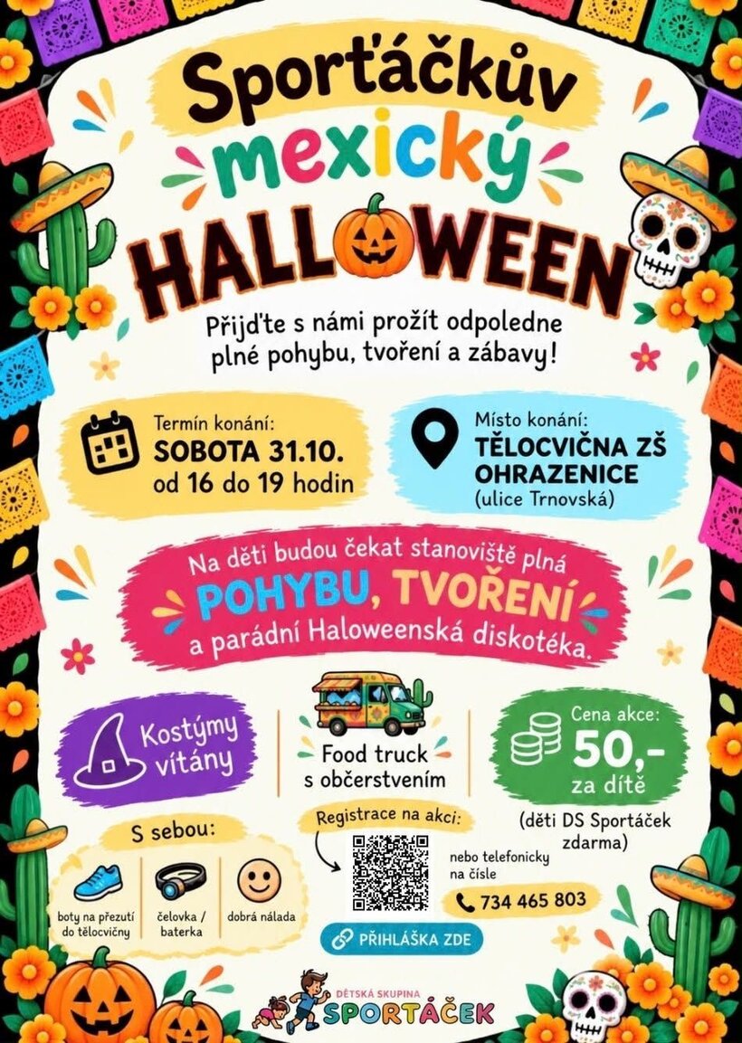 Sporťáčkův mexický Halloween