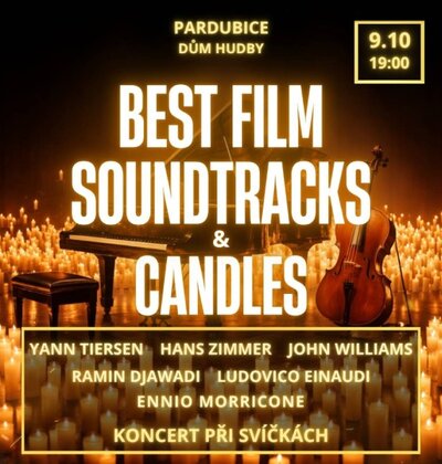 Piano&Cello Best Film Soundtracks & Candles