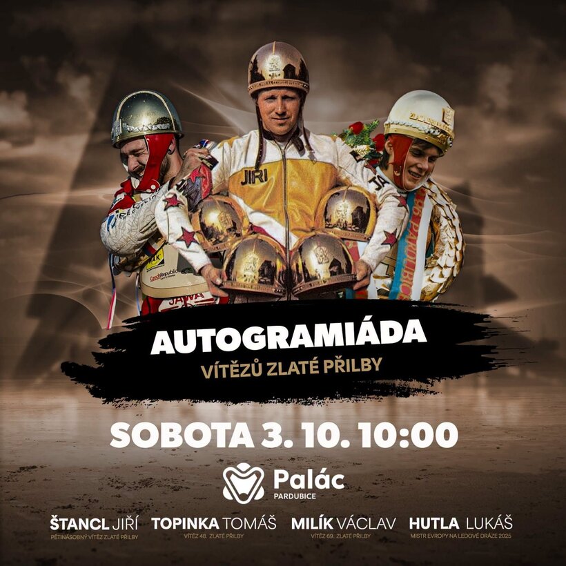 Autogramiáda vítězů Zlaté přilby