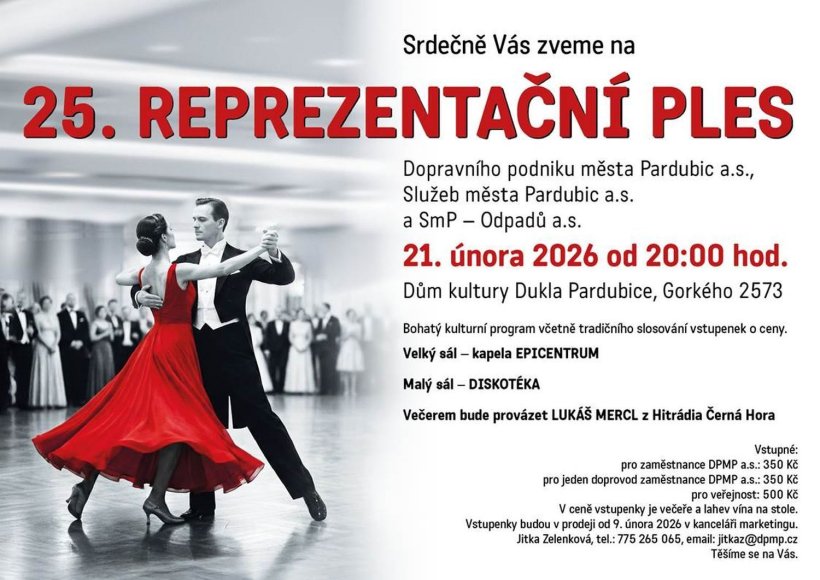 25. Reprezentační ples DPMP a SMP