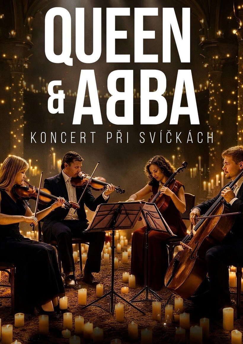Hudba Queen & ABBA při svíčkách